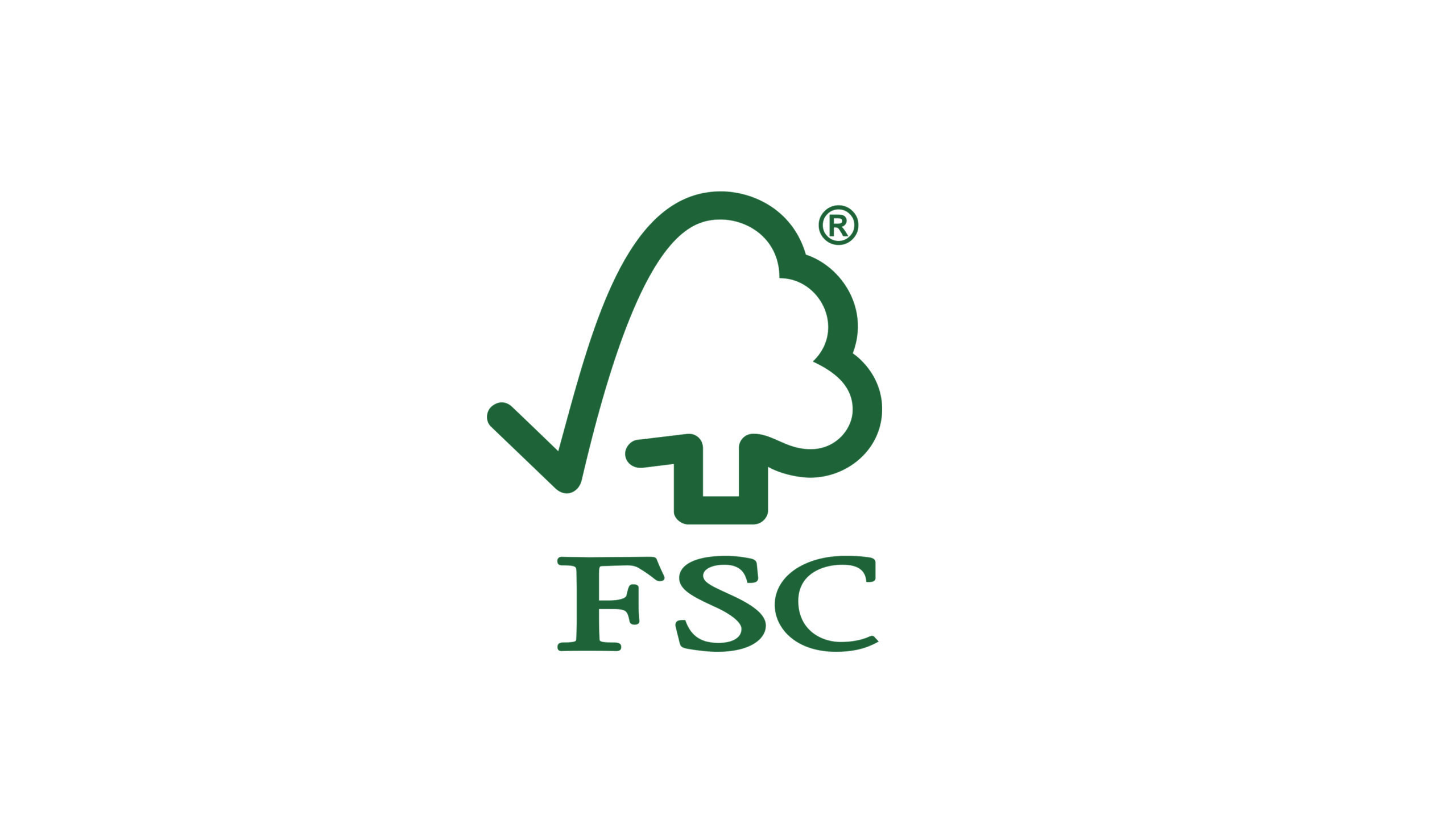 Logo FSC de certificación de manejo forestal responsable